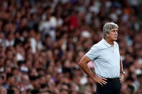 La Liga 2024-25 Real Madrid vs Real Betis: Betis' head coach Manuel Pellegrini 